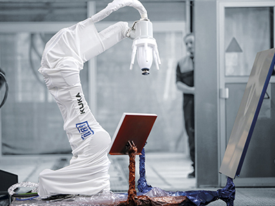 foto noticia Dürr y Kuka presentan un sistema robotizado para el pintado en el sector industrial.