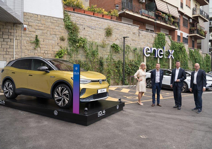 Foto ENEL X AND VOLKSWAGEN TEAM UP FOR ELECTRIC MOBILITY IN ITALY.