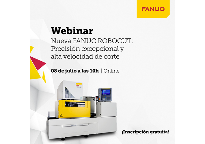 Foto FANUC Iberia organiza webinar de presentación de la nueva máquina de electroerosión por hilo: FANUC ROBOCUT α-CiC.