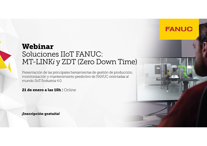 Foto FANUC Iberia presenta su programa de webinars para el primer trimestre de 2021.