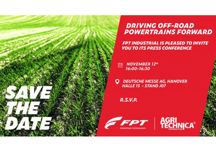 foto FPT INDUSTRIAL’S FULL AGRICULTURAL LINE-UP AND LATEST INNOVATIONS AT AGRITECHNICA 2023.