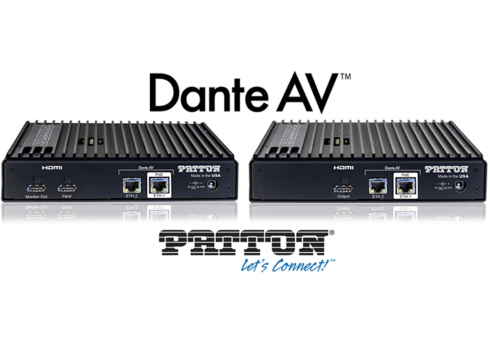 Foto Patton presenta los primeros codificadores y decodificadores con tecnología Dante AV.