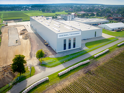 foto noticia Se sientan las bases para seguir creciendo. Diesel Technic AG amplía sus instalaciones en Kirchdorf/Alemania