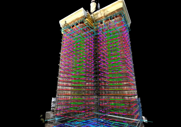 foto La tecnología de Grupo Álava vigila la remodelación de las Torres Colón.