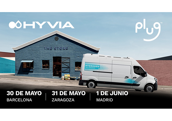 foto noticia HYVIA Y PLUG PRESENTAN CONJUNTAMENTE EN ESPAÑA LA FURGONETA DE HIDRÓGENO VERDE RENAULT MASTER VAN H2-TECH