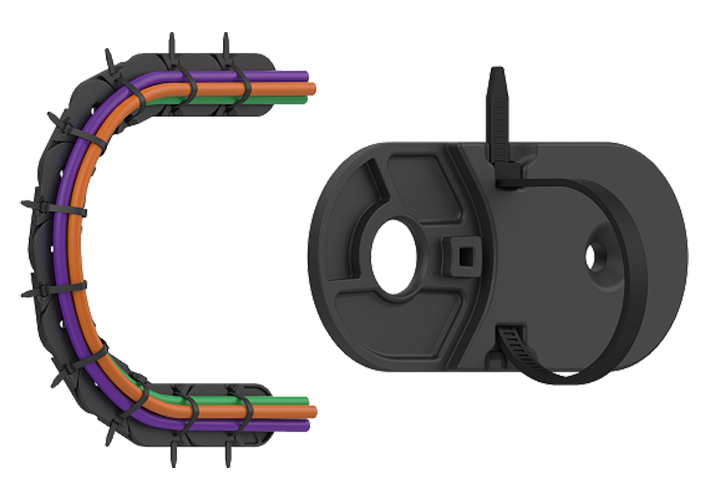foto noticia snapchain 2.0. Cadena portacables para una sujeción rápida de los cables.