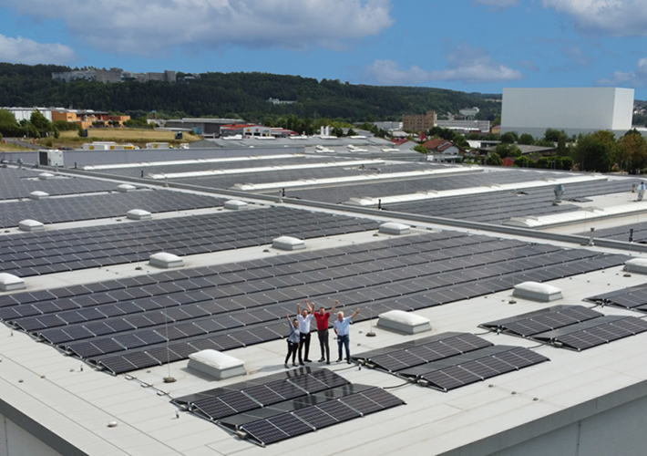 Foto La planta de un fabricante de compresores en Bad Neustadt cumple este año su objetivo de sostenibilidad para 2030.