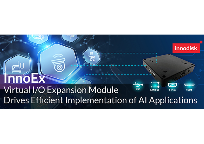 Foto El módulo de expansión de E/S virtuales InnoEx de Innodisk contribuye a la eficiente implementación de aplicaciones IA
