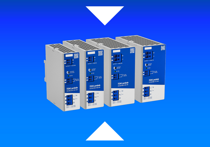 foto Fuentes de alimentación de hasta 480 W con salida de 12, 48 y 72 V para carril DIN.