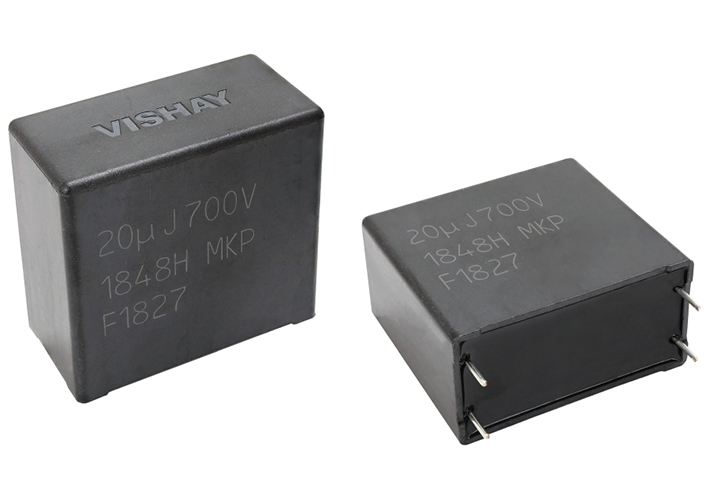 foto noticia Condensador de película MKP1848H DC-Link de Vishay, ahora en Rutronik.