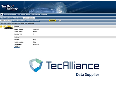 Foto Los productos de la marca SIEGEL Automotive ya están incluidos en TecDoc. Buy & Smile ahora también en el principal catálogo electrónico de la posventa.