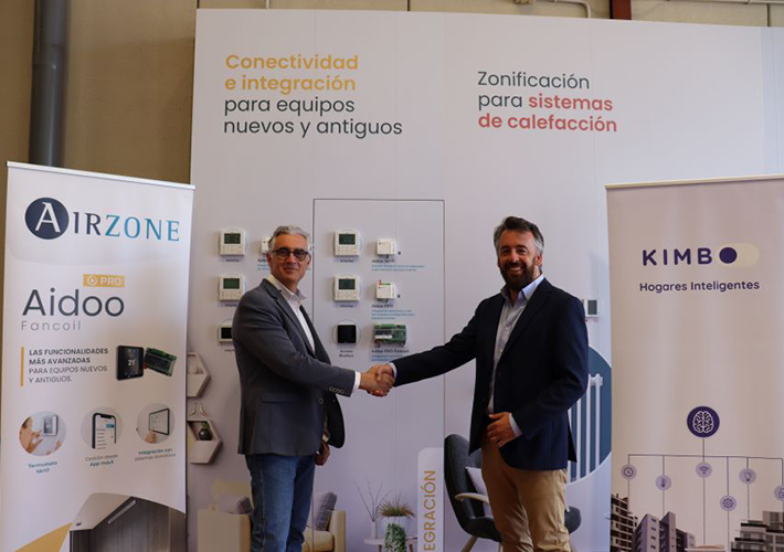 Foto Airzone y Kimbo se unen para ampliar su gama de servicios a las promotoras inmobiliarias.