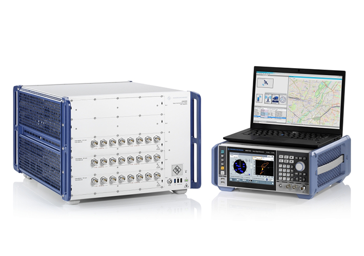 foto noticia ETS-Lindgren integra el R&S CMX500 y el R&S SMBV100B para pruebas de rendimiento de antenas A-GNSS para 5G.