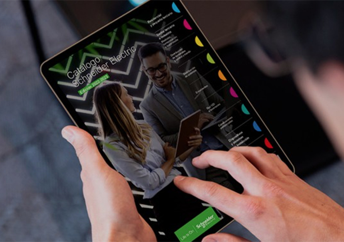foto noticia Schneider Electric presenta su nuevo catálogo general, por primera vez en formato 100% digital interactivo.