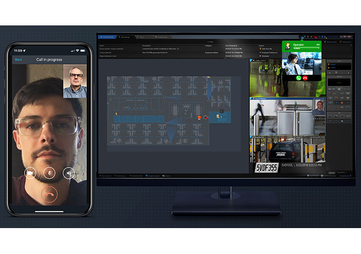 Foto La nueva versión Sipelia de Genetec convierte los teléfonos móviles en potentes dispositivos de comunicaciones de seguridad.