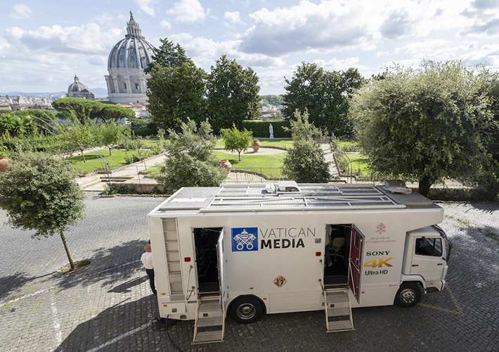foto Sony lleva la mejor calidad de imagen al Vaticano.