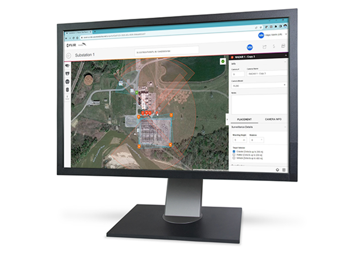 foto noticia Teledyne FLIR presenta una nueva versión de su herramienta web Raven para planificación de sitios de seguridad.