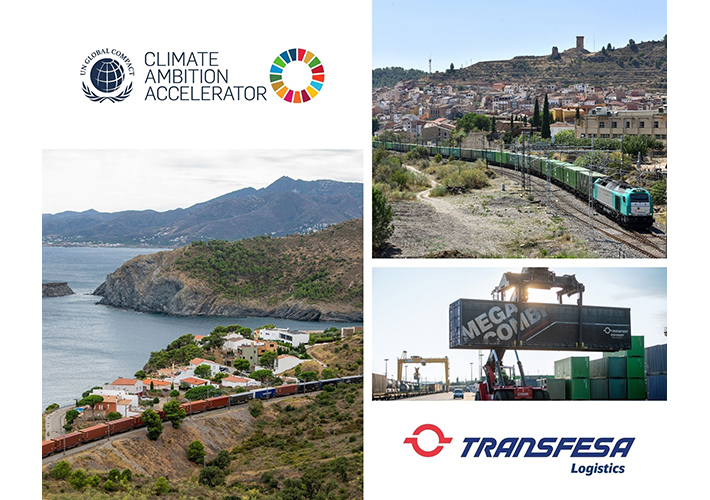 Foto Transfesa Logistics se une al programa Climate Ambition Accelerator para alcanzar el cero neto en 2050.