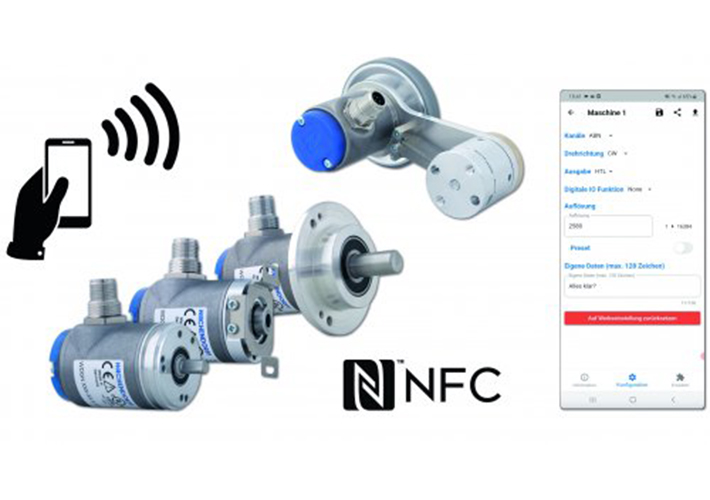 Foto NFC como interfaz de configuración en vez de cables y cajas adaptadoras: una solución sencilla e inteligente.