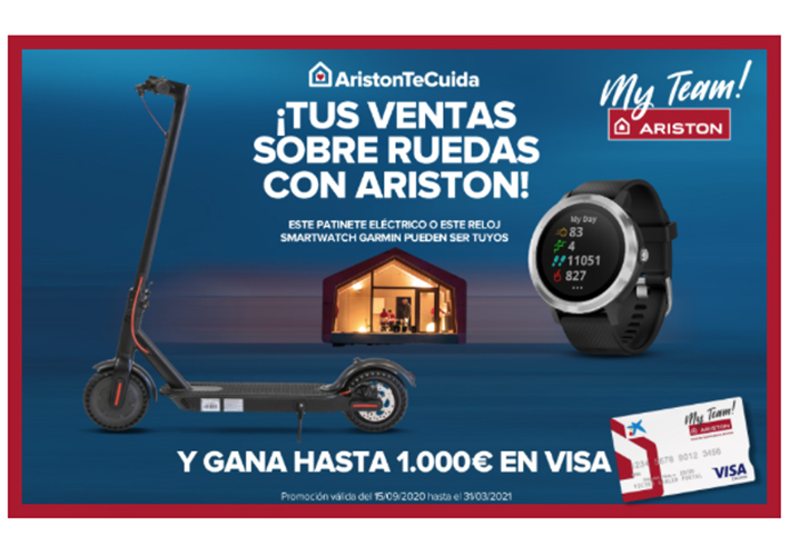 foto noticia PROMOCIÓN ESPECIAL CALEFACCIÓN: ¡TUS VENTAS SOBRE RUEDAS CON ARISTON!