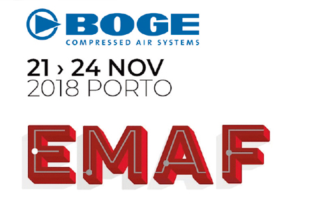 foto noticia BOGE Compresores, presente en la próxima edición de EMAF 2018
