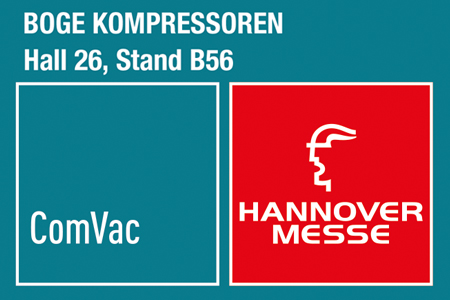 Foto   BOGE en ComVac 2017, HANNOVER MESSE
