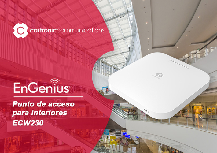 Foto Conoce el nuevo AP EnGenius ECW-230, 4×4 para interiores.