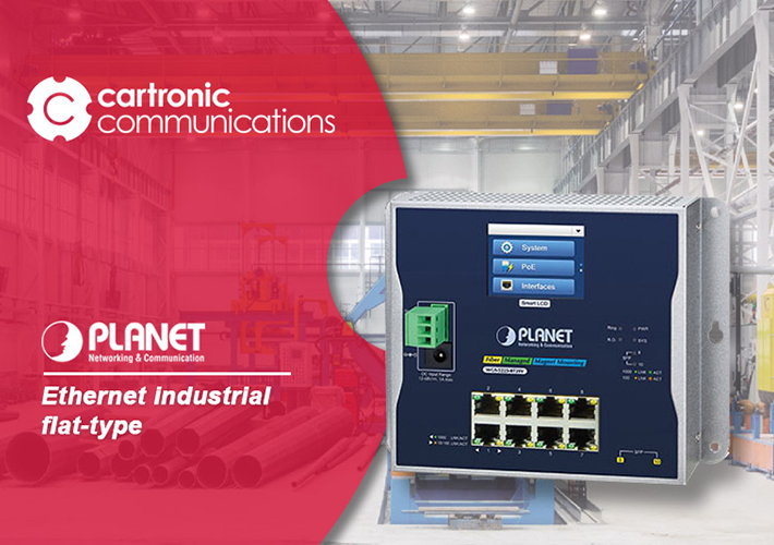 Foto Planet, soluciones de Ethernet industrial flat-type