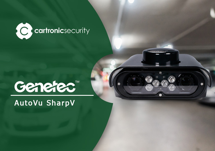 Foto Genetec presentó su nueva generación de cámaras SharpV ALPR.