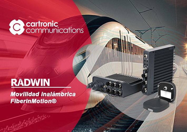 Foto Sistemas de conectividad de banda ancha para trenes en movimiento.