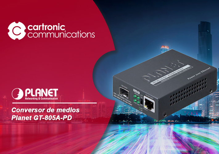 Foto Planet GT-805A-PD, redes Gigabit con ahorro de energía