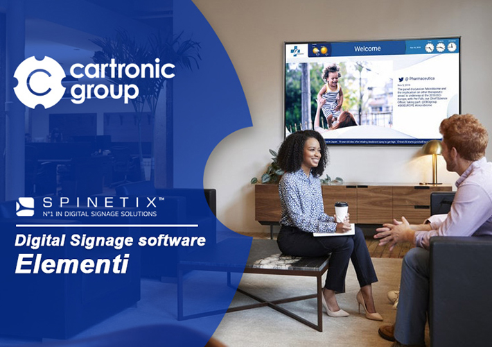 Foto Elementi SpinetiX, potente software de señalización digital.