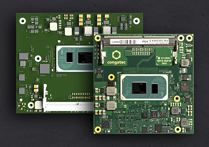 foto noticia congatec presenta 12 módulos COM con procesadores Intel Core de 11ª generación.
