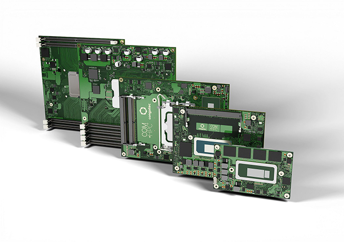 foto noticia congatec presenta los primeros módulos COM-HPC Mini en embedded world 2023. Pequeño formato para completar el ecosistema de altas prestaciones.