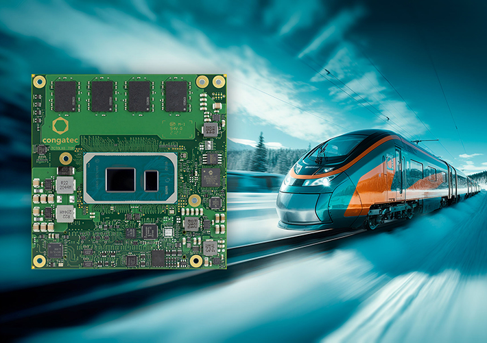 foto Los módulos COM Express de congatec reciben la certificación ferroviaria IEC-60068.