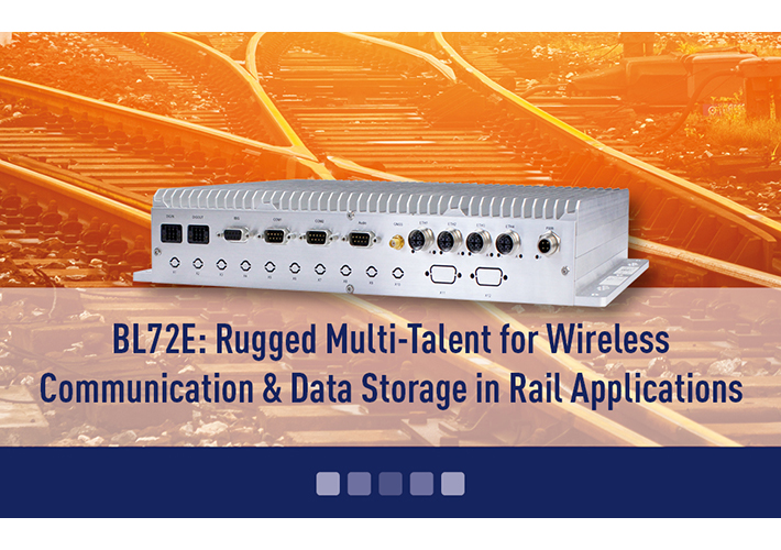Foto duagon’s BL72E: Rugged Multi-Talent for Wireless Communication and Data Storage in Rail Applications.