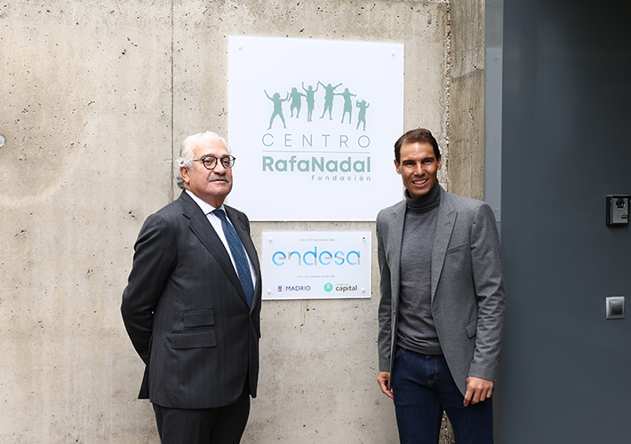 Foto RAFAEL NADAL INAUGURA EL CENTRO FUNDACIÓN RAFA NADAL DE MADRID EN EL BARRIO DE SAN FERMÍN