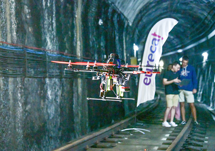 foto Investigadores de siete países europeos ponen a prueba en Sabadell sus desarrollos en materia de inspección con drones.