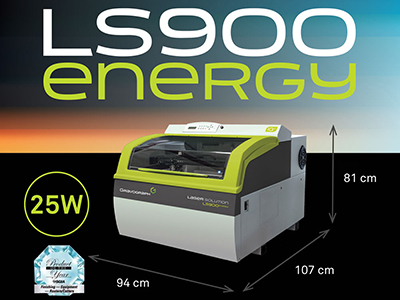 foto noticia La máquina laser LS900 Energy de Gravograph gana el premio ''Producto del Año''