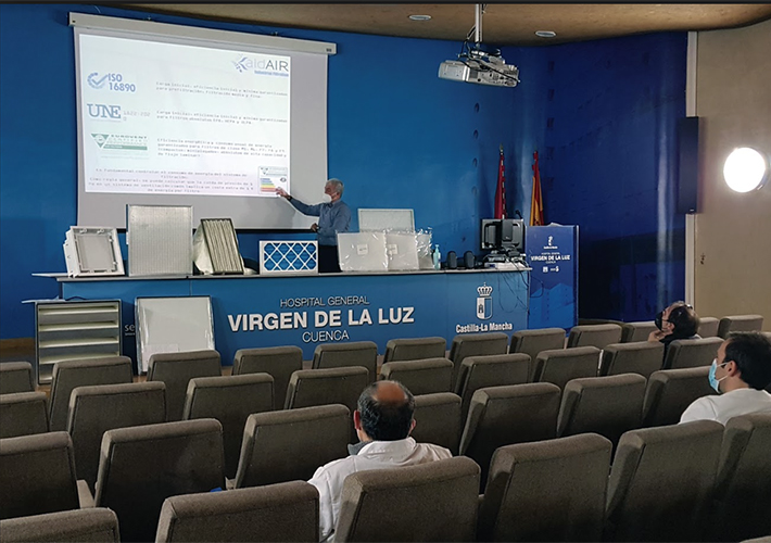 foto noticia Grupo Cartés imparte una formación para minimizar la carga viral en el Hospital Virgen de la Luz de Cuenca.