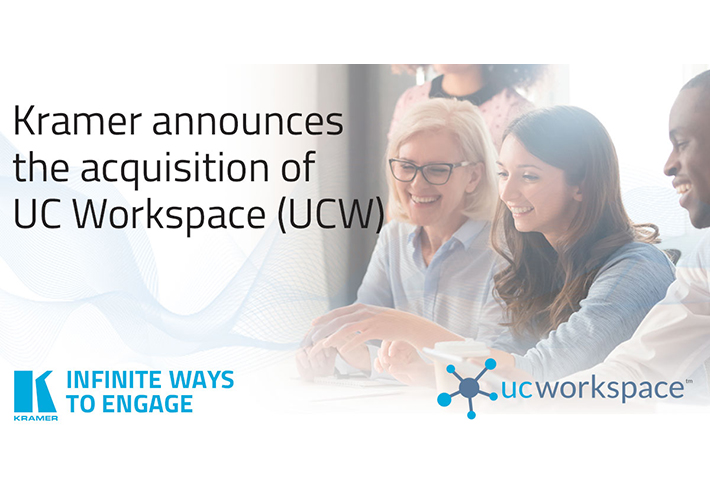foto noticia Kramer adquiere UC Workspace como estrategia para expandir los límites de la colaboración.