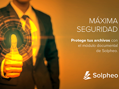 foto noticia Solpheo blinda la seguridad de documentos de las organizaciones, el trabajo colaborativo y la movilidad de empleados con su nuevo módulo de gestión documental.