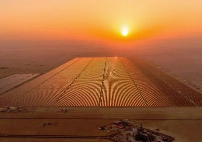 Foto La española Microsegur, en la planta solar más grande de África.
