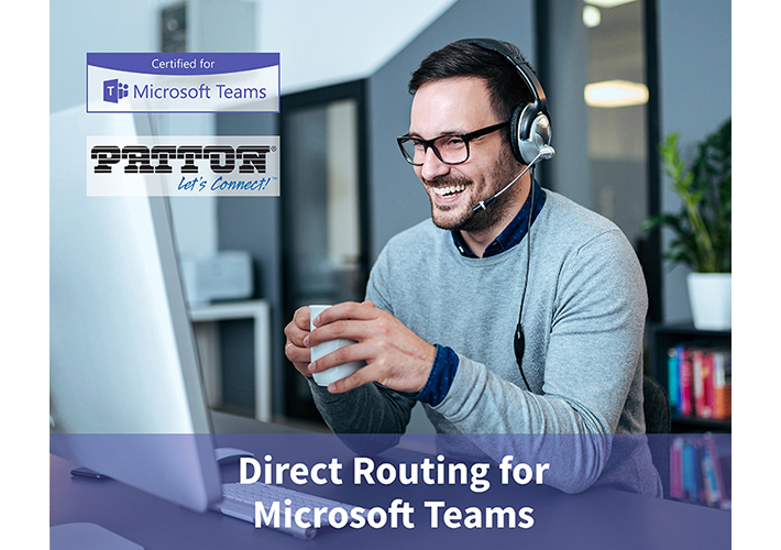 Foto Los SBC´s de Patton obtienen la certificación para el enrutamiento directo de Microsoft Teams.