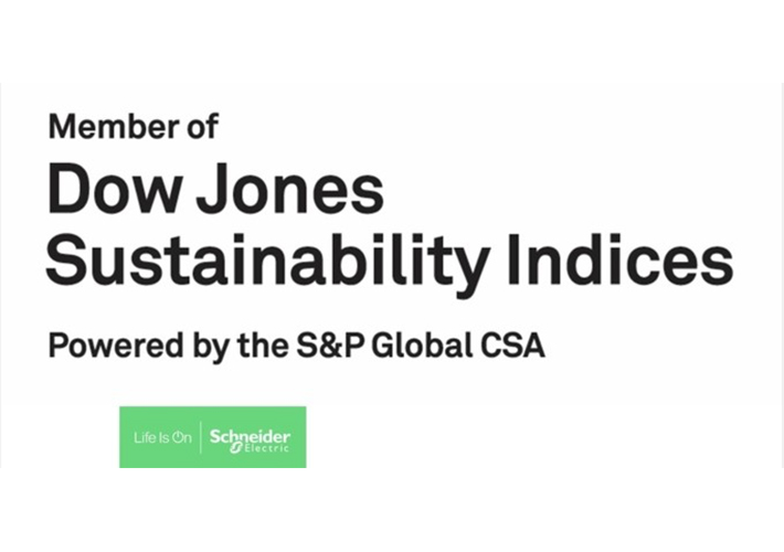 foto noticia El liderazgo en sostenibilidad de Schneider Electric reconocido por undécimo año consecutivo por el Dow Jones Sustainability World Index.
