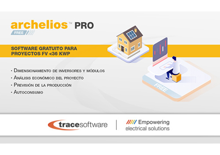 Foto El software fotovoltaico archelios™ Pro Silver: gestiona plantas fotovoltaicas hasta 100 kWp,