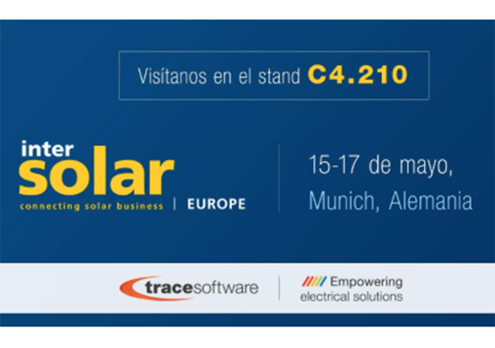 Foto Trace Software International participa en Intersolar Europe 2019.