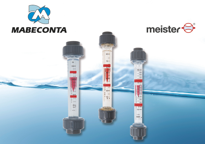 foto Rotámetros de MABECONTA, para medición de caudal instantáneo de líquidos y gases 